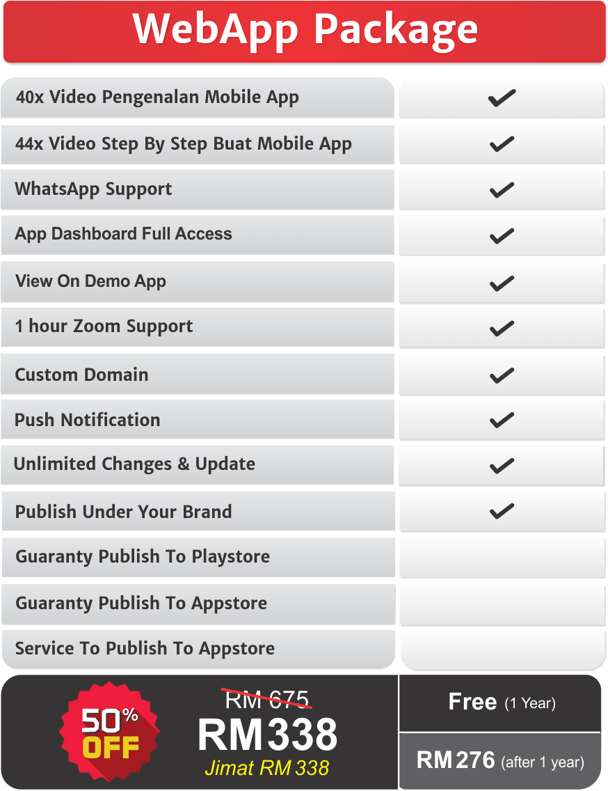 DIY Mobile App - WebApp Package