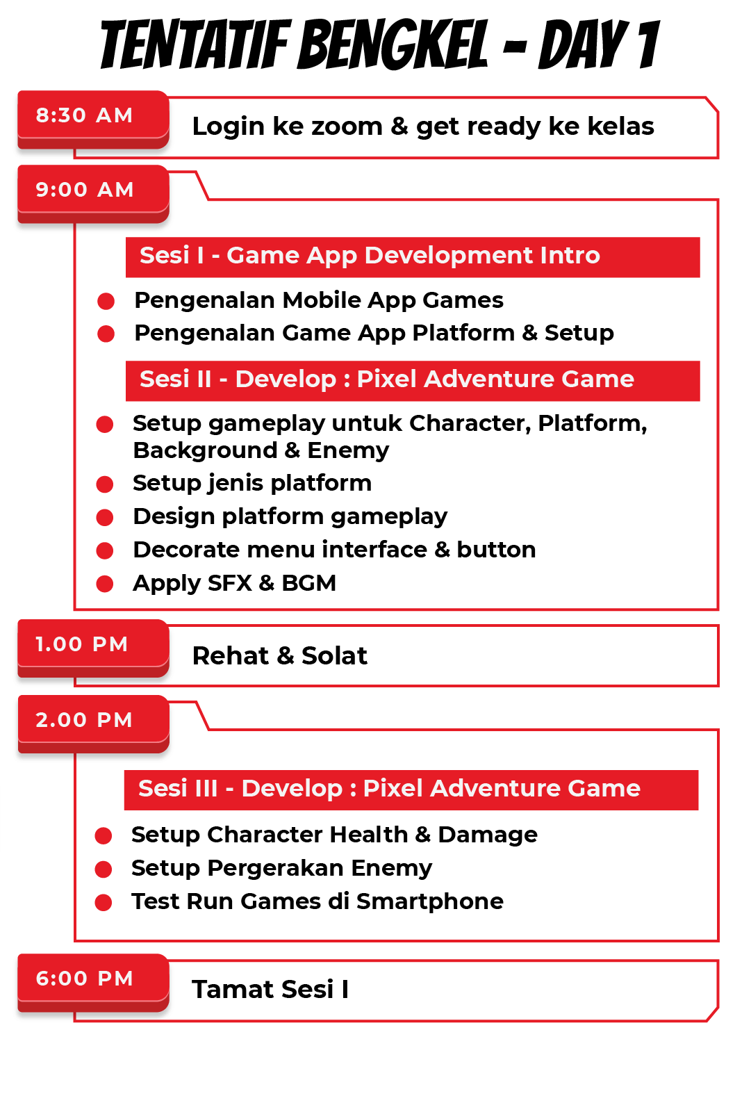 RAXBIT - Game Development Course [Tentative Day 1]