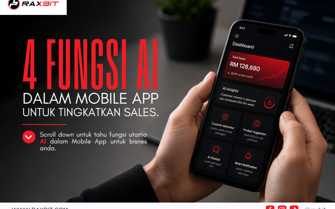 4 Fungsi AI Dalam Mobile App Untuk Bisnes Tingkatkan Jualan