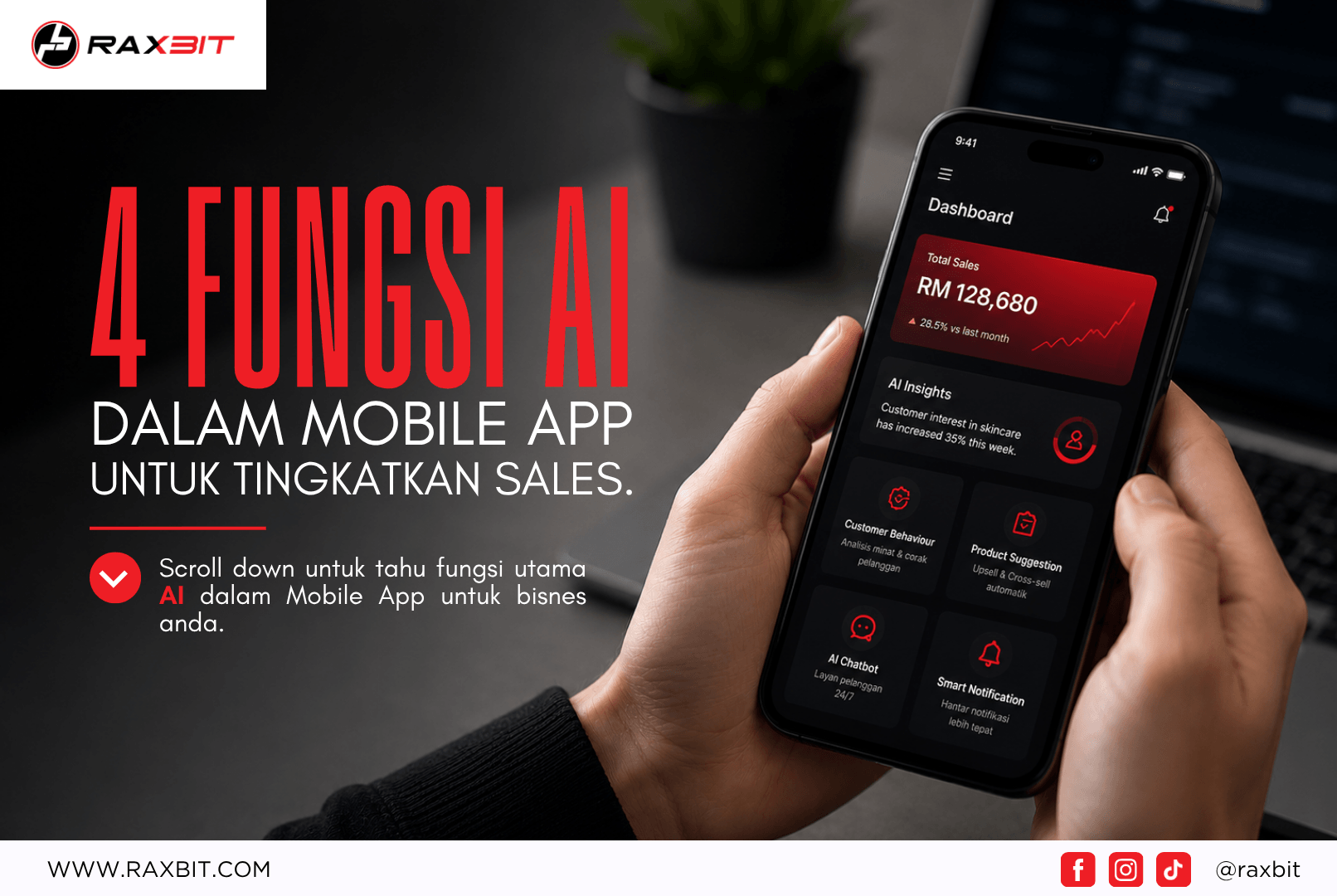4 Fungsi AI Dalam Mobile App Untuk Bisnes Tingkatkan Jualan – App developer Raxbit smart solution