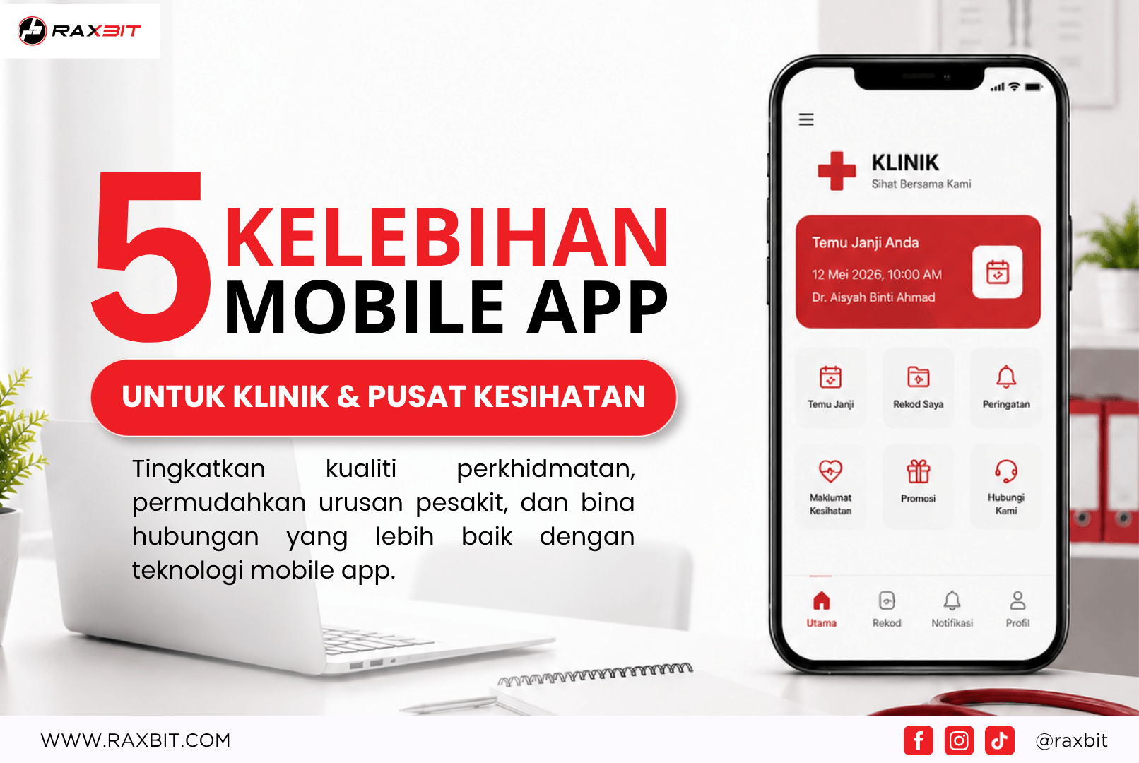 5 Kelebihan Mobile App Untuk Klinik & Pusat Kesihatan 1