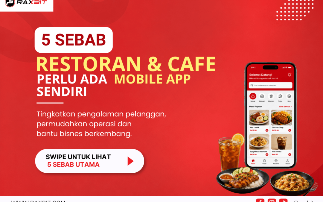 5 Sebab Restoran & Cafe Perlu Ada Mobile App Sendiri