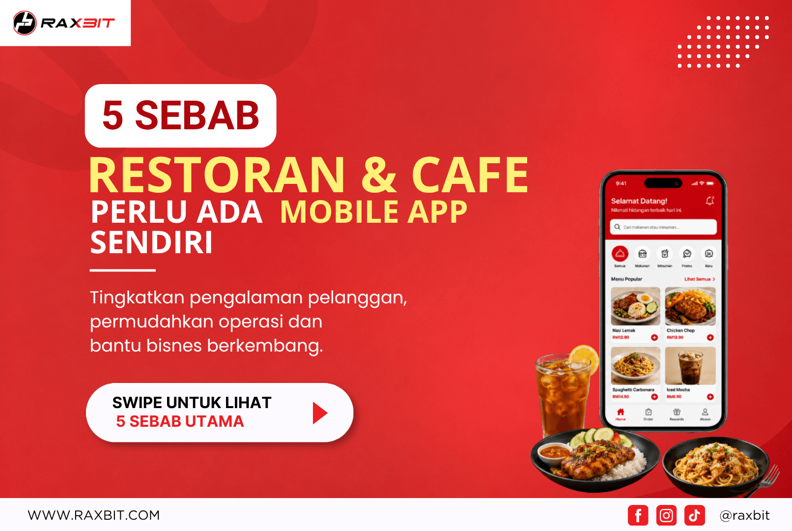 5 Sebab Restoran & Cafe Perlu Ada Mobile App Sendiri 1