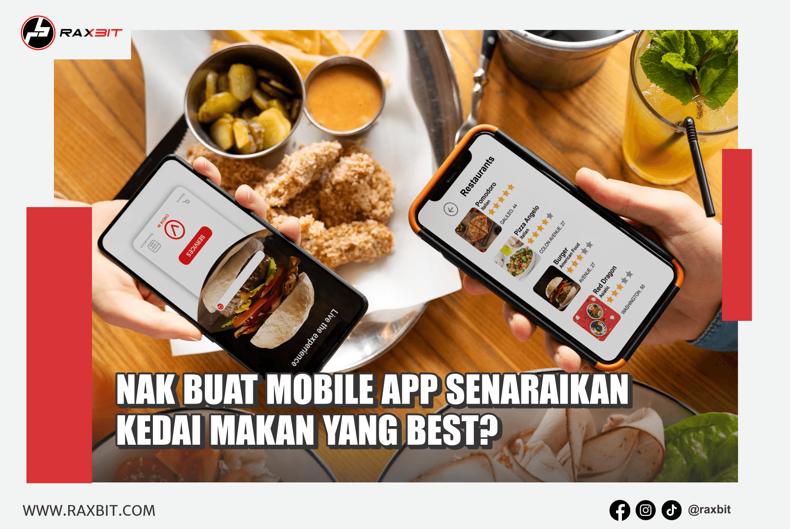 Nak Buat Mobile App Senaraikan Kedai Makan Yang Best